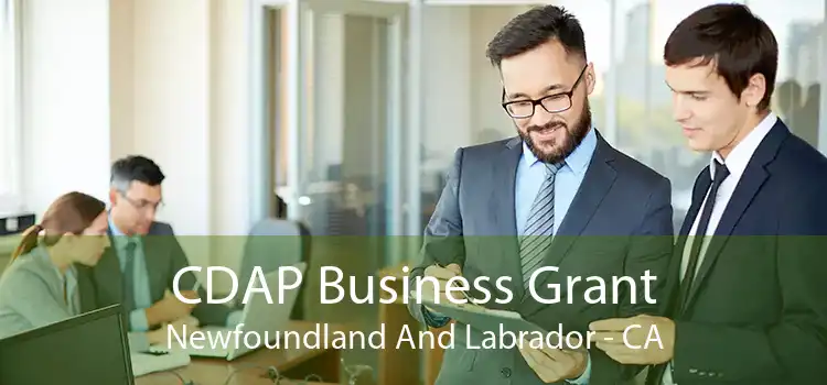 CDAP Business Grant Newfoundland And Labrador - CA